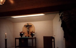 Foto vom Altar der Friedenskirche in Stadtbergen