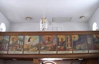 Foto der Orgelbrüstung in St. Antonius in Hennhofen