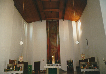 Foto vom Altar in St. Ägidius in Neusäß