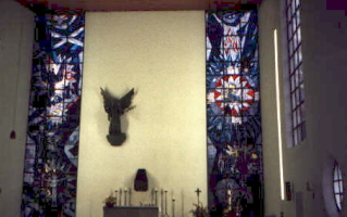 Foto vom Altar in St. Gabriel in Deuringen