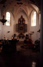 Foto vom Altar in St. Michael in Wörleschwang