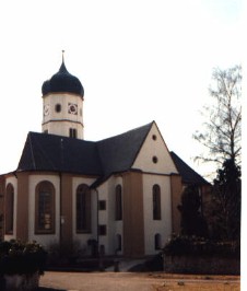 Foto der Pfarrkirche st. Alban in Wallerstein