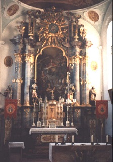 Foto vom Altar in St. Vitus