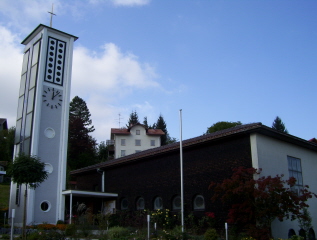Foto der Auferstehungskirche in Scheidegg