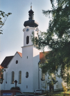 Foto der Kirche Zu den fünf Wunden Christi in Rieden am Forgensee