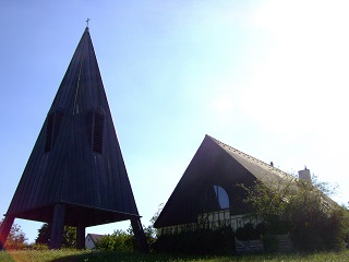 Foto der Bekenntniskirche in Rimpar