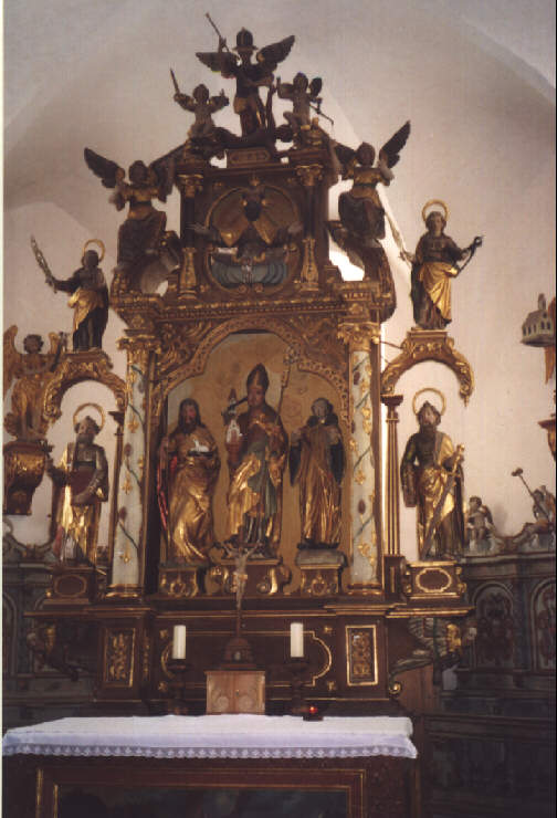 Foto vom Altar in St. Wolfgang in Thaining