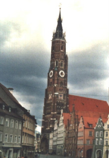 Foto der Stadtpfarrkirche St. Martin, Landshut