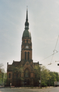 Foto der Emmauskirche in Leipzig