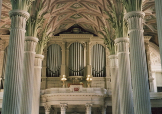 Foto der Orgel in der Nikolaikirche in Leipzig
