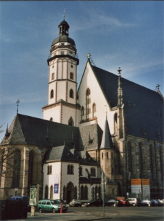 Foto der Thomaskirche in Leipzig