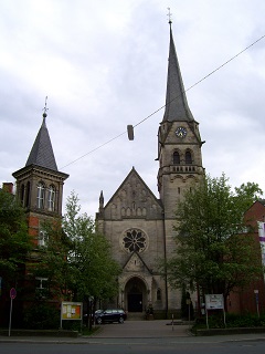 Foto der Martin-Luther-Kirche in Lichtenfels