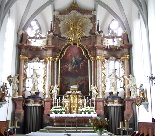 Foto vom Altar in Unsere Liebe Frau in Lichtenfels