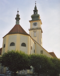 Foto der Stadtpfarrkirche in Linz
