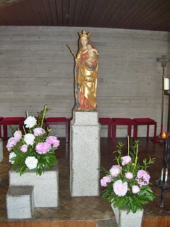 Foto der Muttergottes in St. Paulus in Ludwigsburg