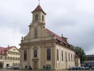 Foto der Kirche Zur Heiligsten Dreieinigkeit in Ludwigsburg