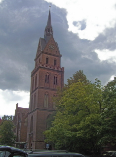 Foto der Probsteikirche Herz Jesu in Lübeck