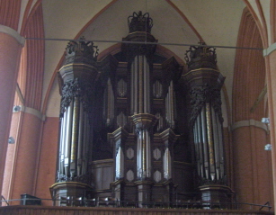 Foto der Orgel in der St. Michaelis-Kirche in Lüneburg