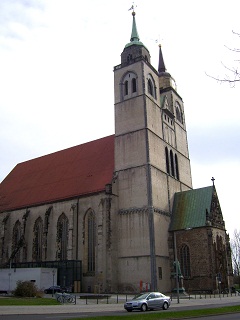 Foto der Johanniskirche in Magdeburg