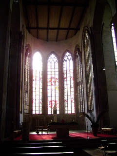Foto vom Altarraum in St. Petri in Magdeburg