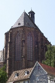 Foto der Universitätskirche in Marburg