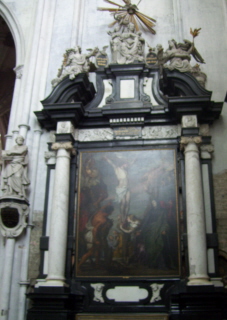 Foto vom rechten Seitenaltar in St. Romuald in Mechelen