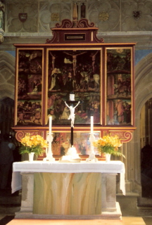 Foto vom Cranach-Altar im Dom zu Meissen