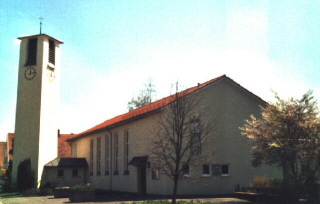 Foto der evang. Johanneskirche in Meitingen