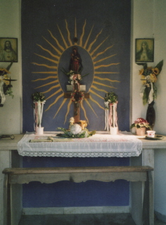 Foto vom Altar in der Wirtskapelle in Thierhaupten