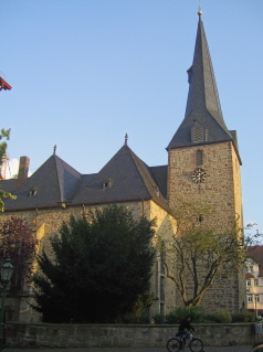 Foto der Stadtkirche in Melsungen
