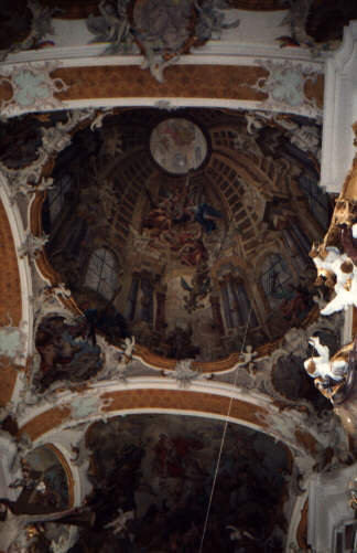 Foto vom Deckenfresko in St. Maria in Steinbach