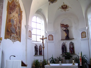 Foto vom Altar in St. Georg in Eresried