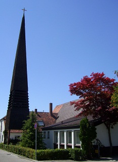 Foto der St.-Johannes-Kirche in Mering