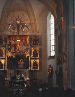 Foto vom Altar in St. Stephan