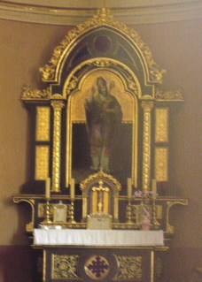 Foto vom Altar in St. Wolfgang in Allersberg