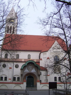 Foto der Erlöserkirche in München-Schwabing