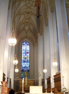 Foto vom Altarraum im Liebfrauendom in München
