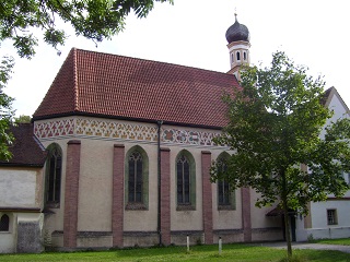 Foto der Kapelle Heilige Dreifaltigkeit in Schloss Blutenburg in München