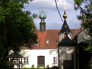 Foto der russisch-orthodoxen Kirche in Obermenzing