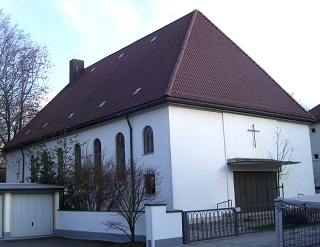 Foto der Kirche der Kommunität Venio in München