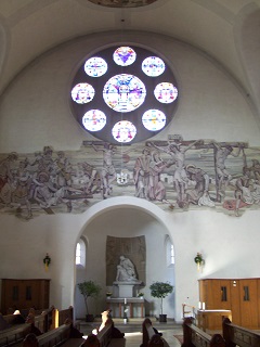 Foto vom rechten Seitenaltar in Maria Schutz in München-Pasing