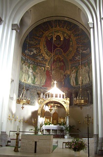 Foto vom Hochaltar in St. Anna in München-Lehel