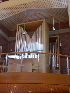 Foto der Orgel in St. Elisabeth in München-Haidhausen