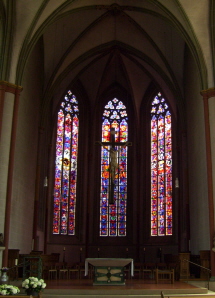 Foto vom Altar der Liebfrauenkirche in Münster