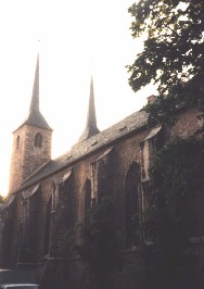 Foto der Moritzkirche in Naumburg