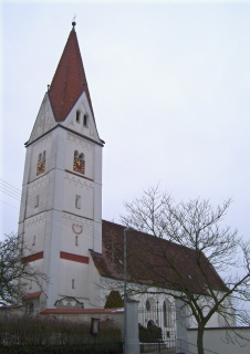 Foto der evang. kirche in Holzschwang