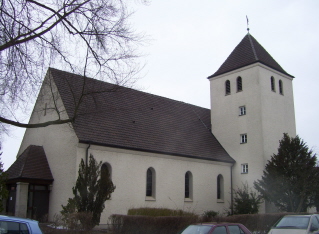 Foto der evang. Kirche in Neu-Ulm