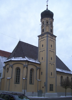 Foto der Heilig-Geist-Kirche in Weißenhorn