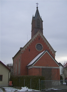 Foto der Kreuz-Christi-Kirche in Weißenhorn