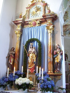 Foto vom Maialtar 2012 in St. Quirinus in Ammerfeld